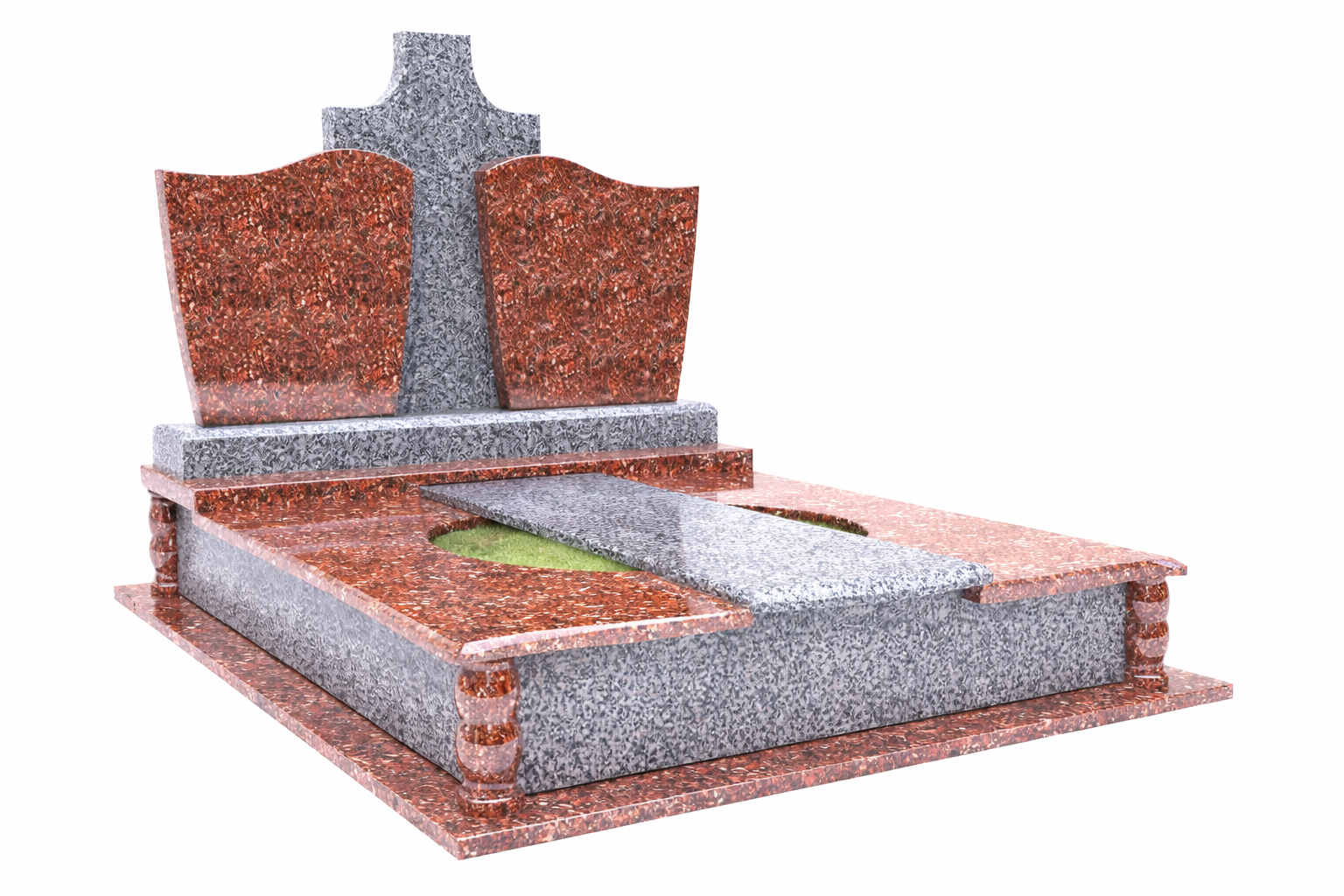 Подвійний пам'ятник модель D-12