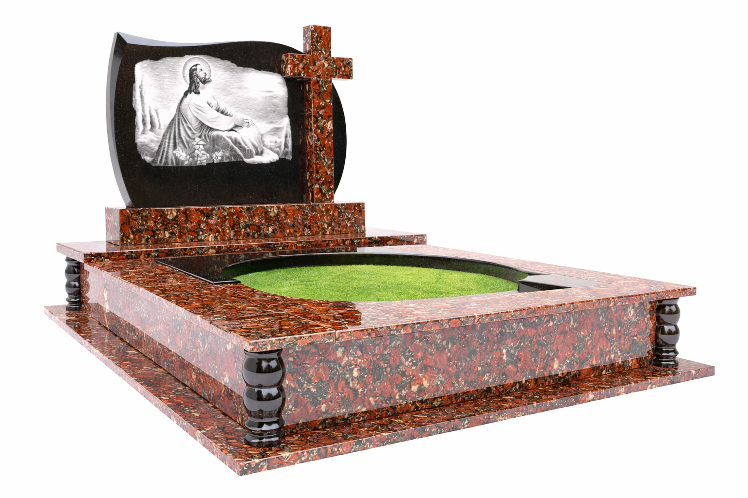 Подвійний пам'ятник модель D-02