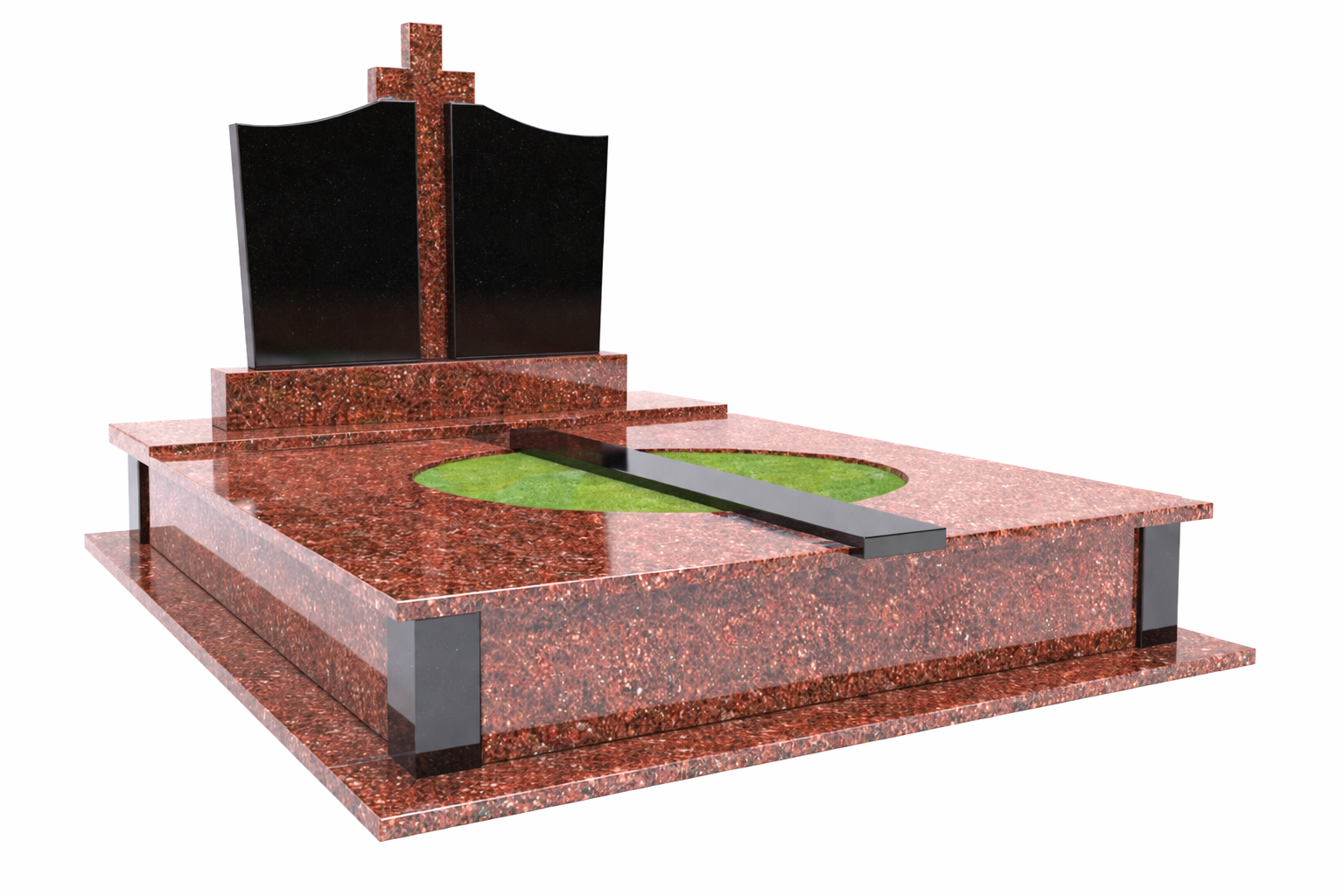 Подвійний пам'ятник модель D-04