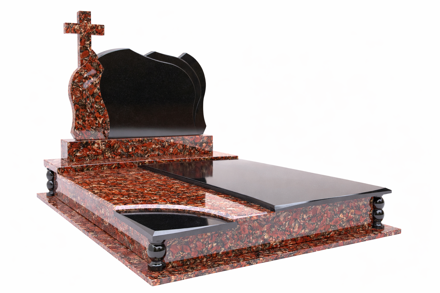 Подвійний пам'ятник модель D-06